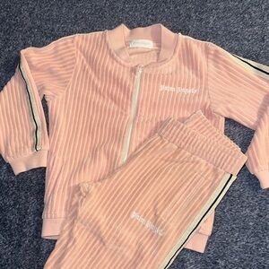 Palm Angels Pink Kids Matching Set
